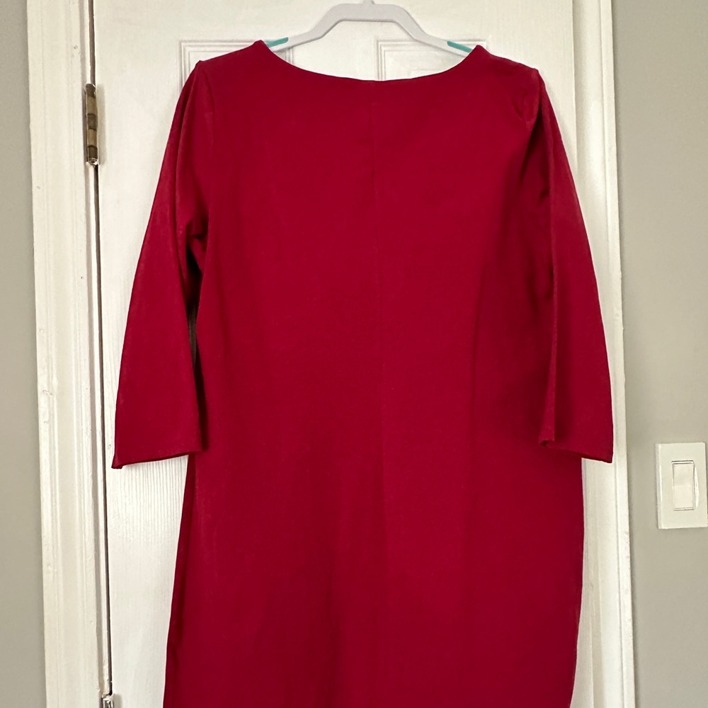 Chadwicks Red Long Sleeve Dress